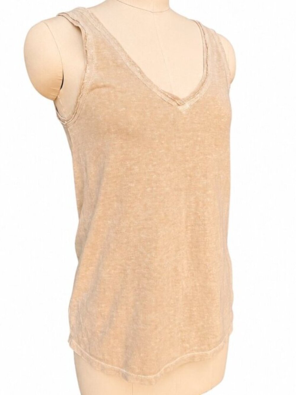 π π Set of 2 π Wrap London V-Neck Slub Tank Tops | Sleeveless | | US Small - Picture 10 of 13